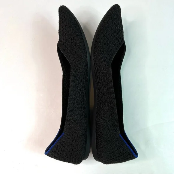 Rothy's The Point Retired Honeycomb Flats in Black Size 11 - Picture 7 of 13